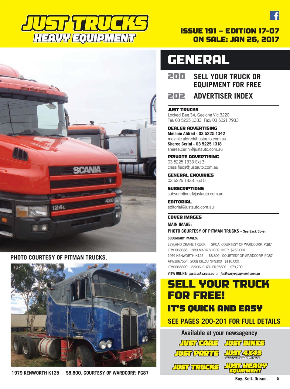 JUST TRUCKS Preview Pages