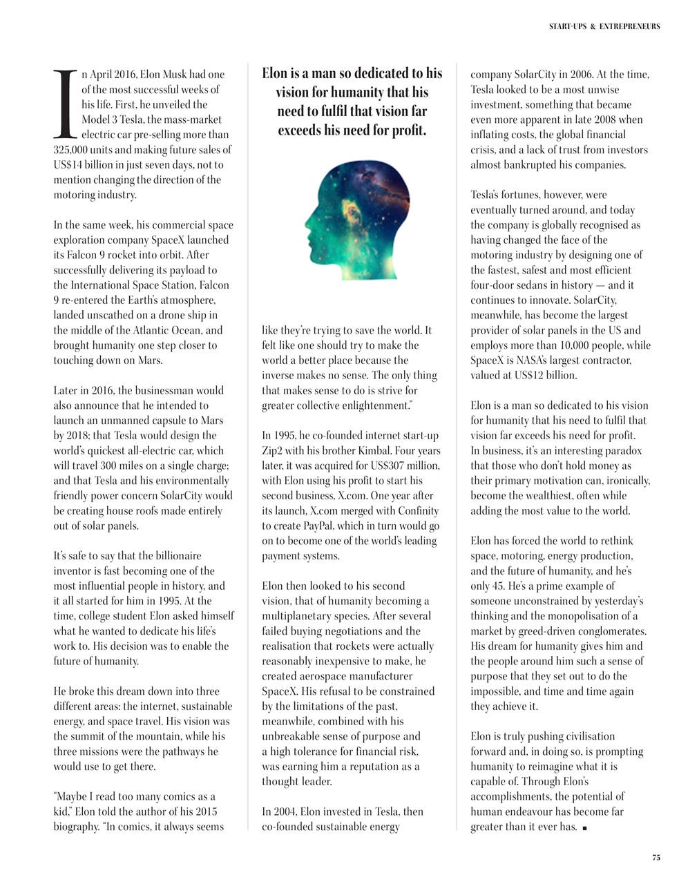 The CEO Magazine EMEA Preview Pages