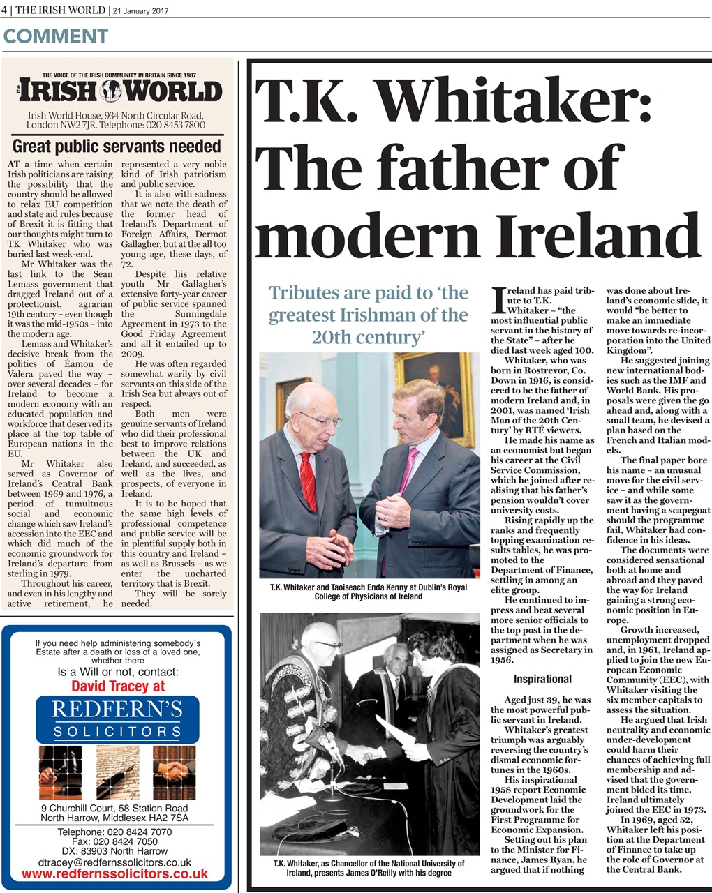 Irish World Preview Pages
