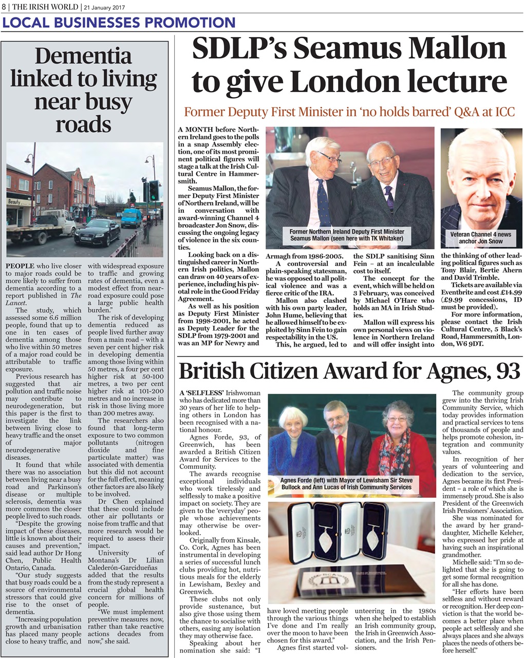 Irish World Preview Pages