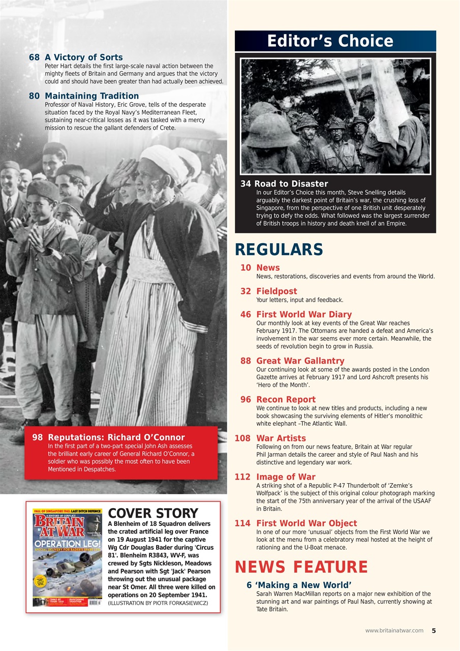 Britain at War Magazine Preview Pages