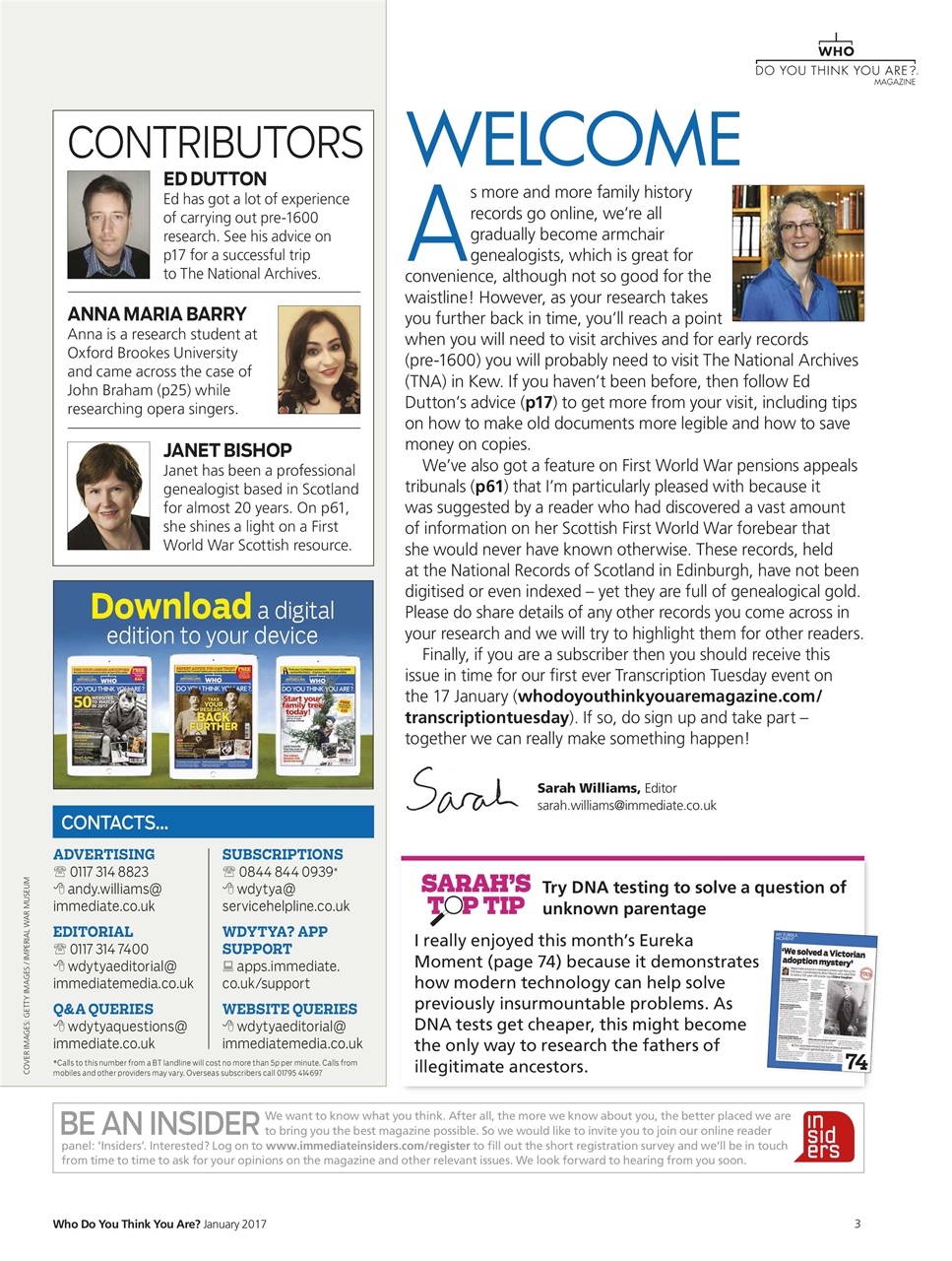 Who Do You Think You Are? Preview Pages