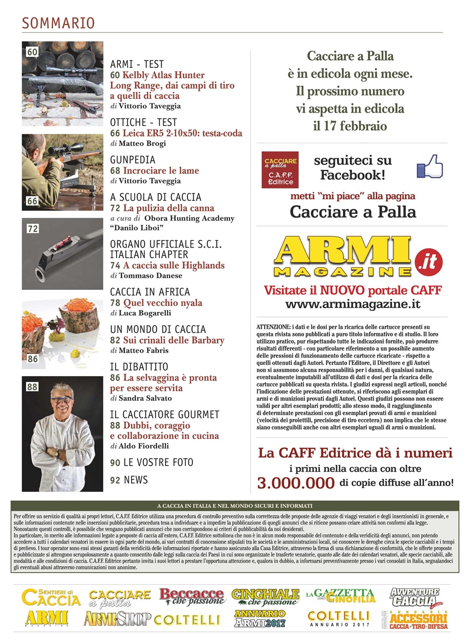 Caccia Magazine Preview Pages