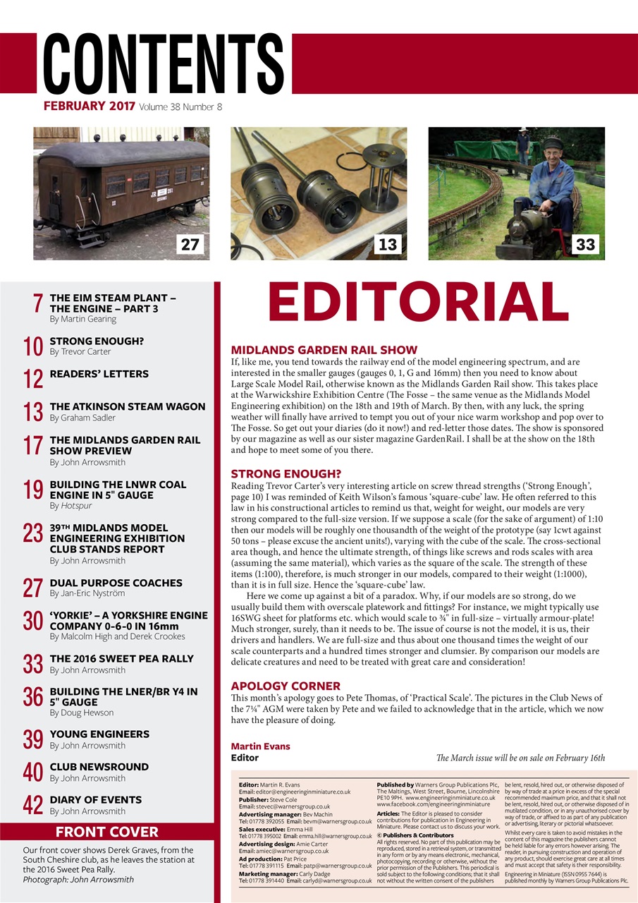 Engineering in Miniature Preview Pages