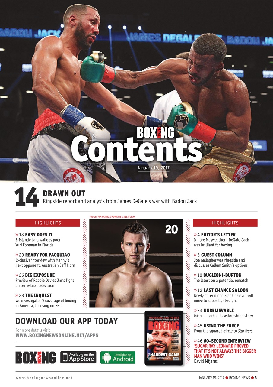 Boxing News Preview Pages