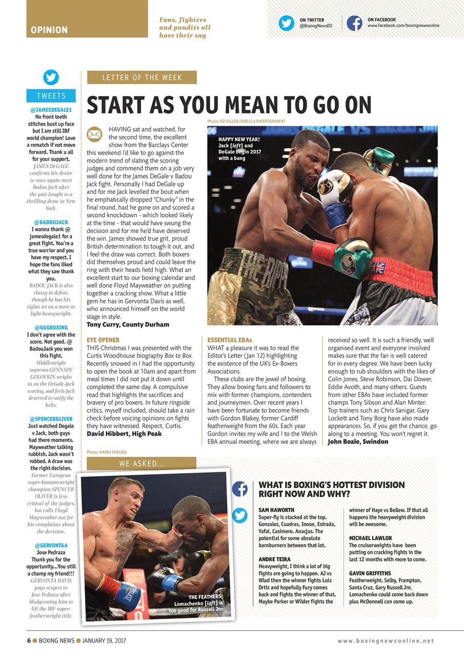 Boxing News Preview Pages