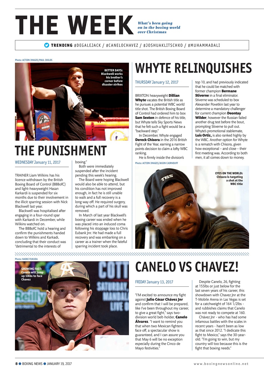 Boxing News Preview Pages