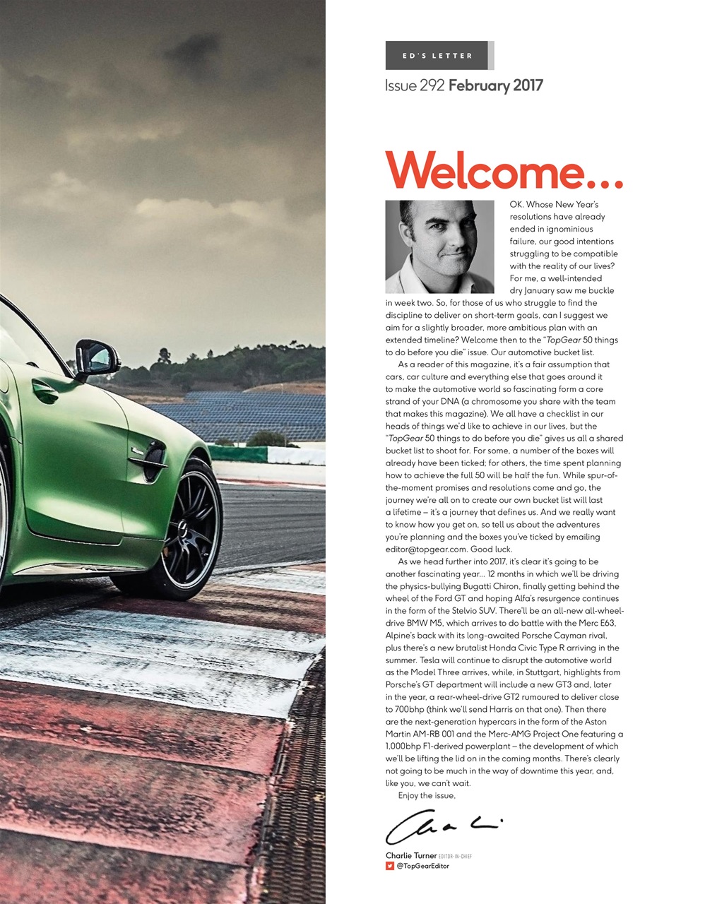 BBC Top Gear Magazine Preview Pages