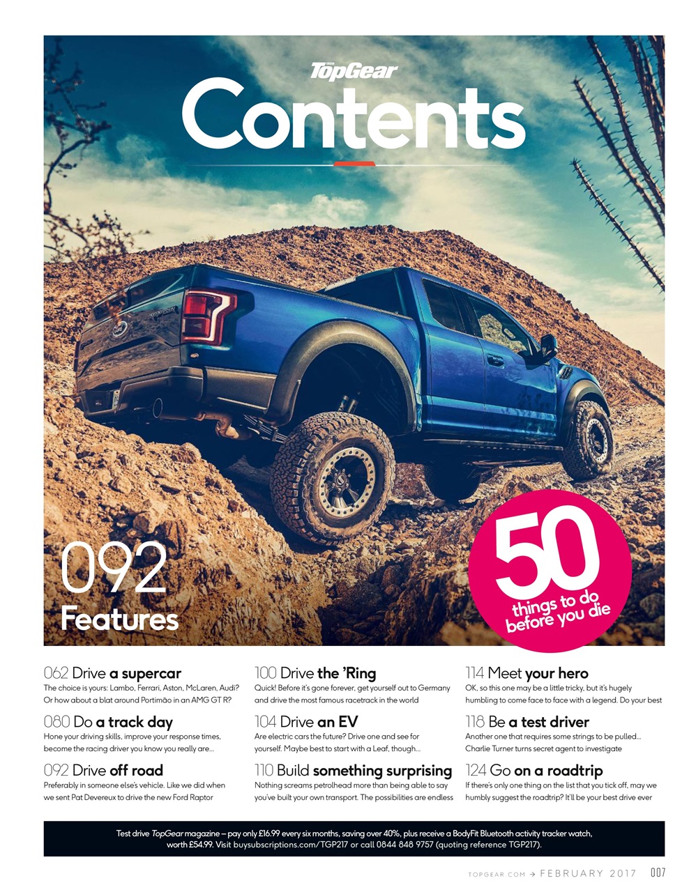 BBC Top Gear Magazine Preview Pages