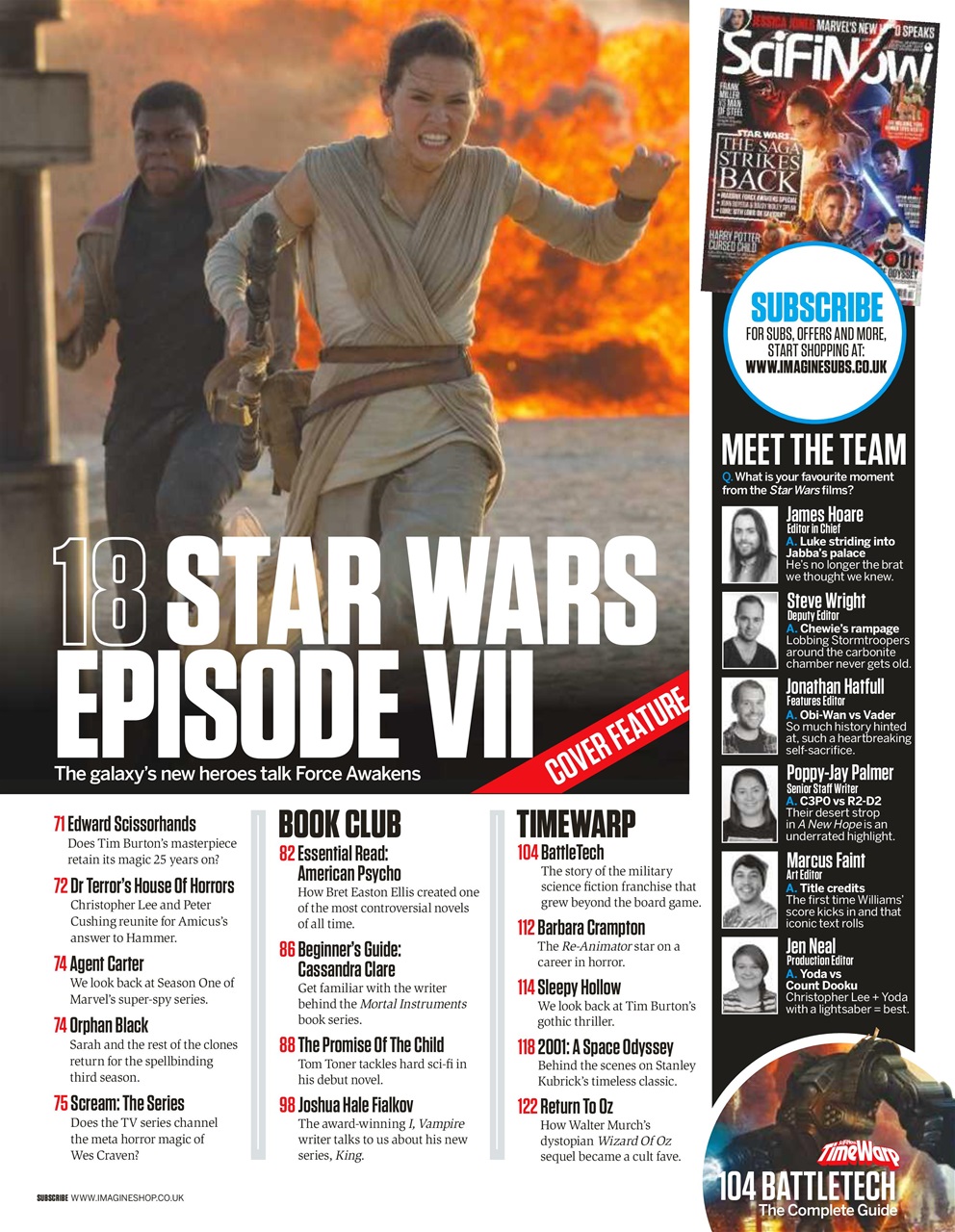 SciFiNow Preview Pages