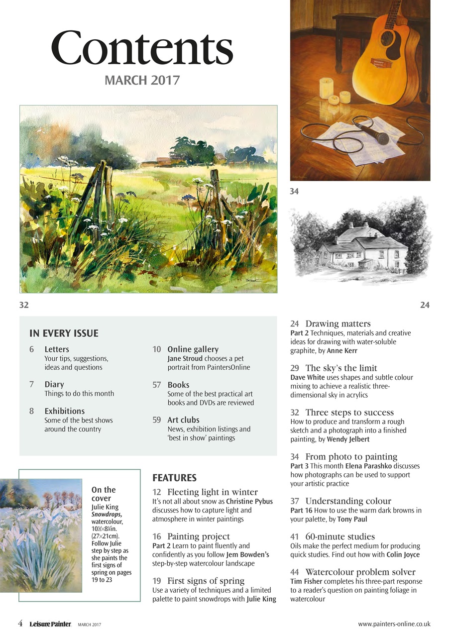 Leisure Painter & The Artist Preview Pages