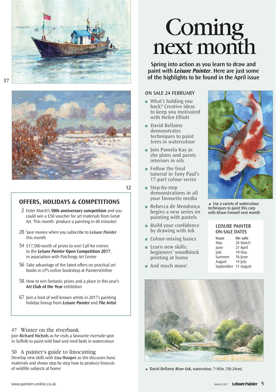 Leisure Painter & The Artist Preview Pages