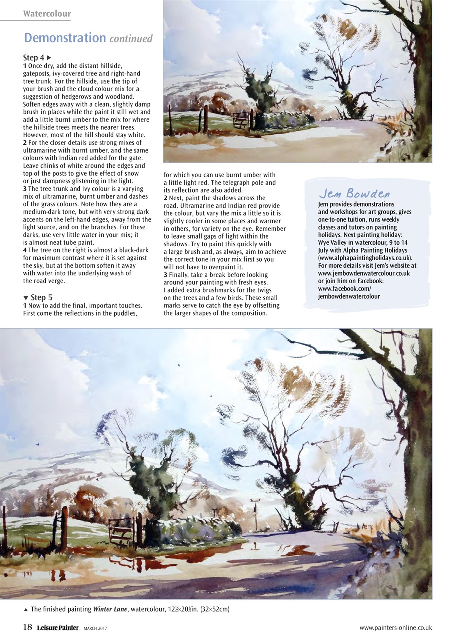 Leisure Painter & The Artist Preview Pages