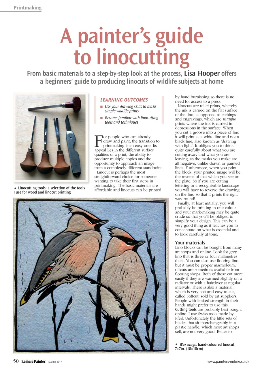 Leisure Painter & The Artist Preview Pages