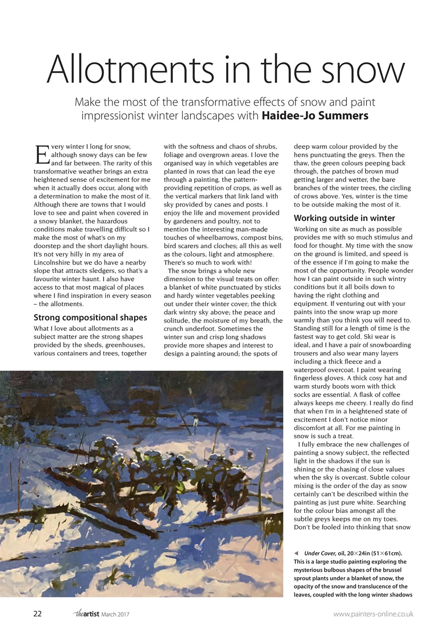 The Artist Preview Pages