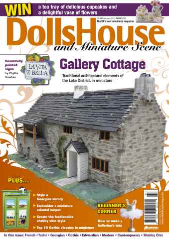 Dolls House and Miniature Scene issue DHMS February 2012 (Iss 212)