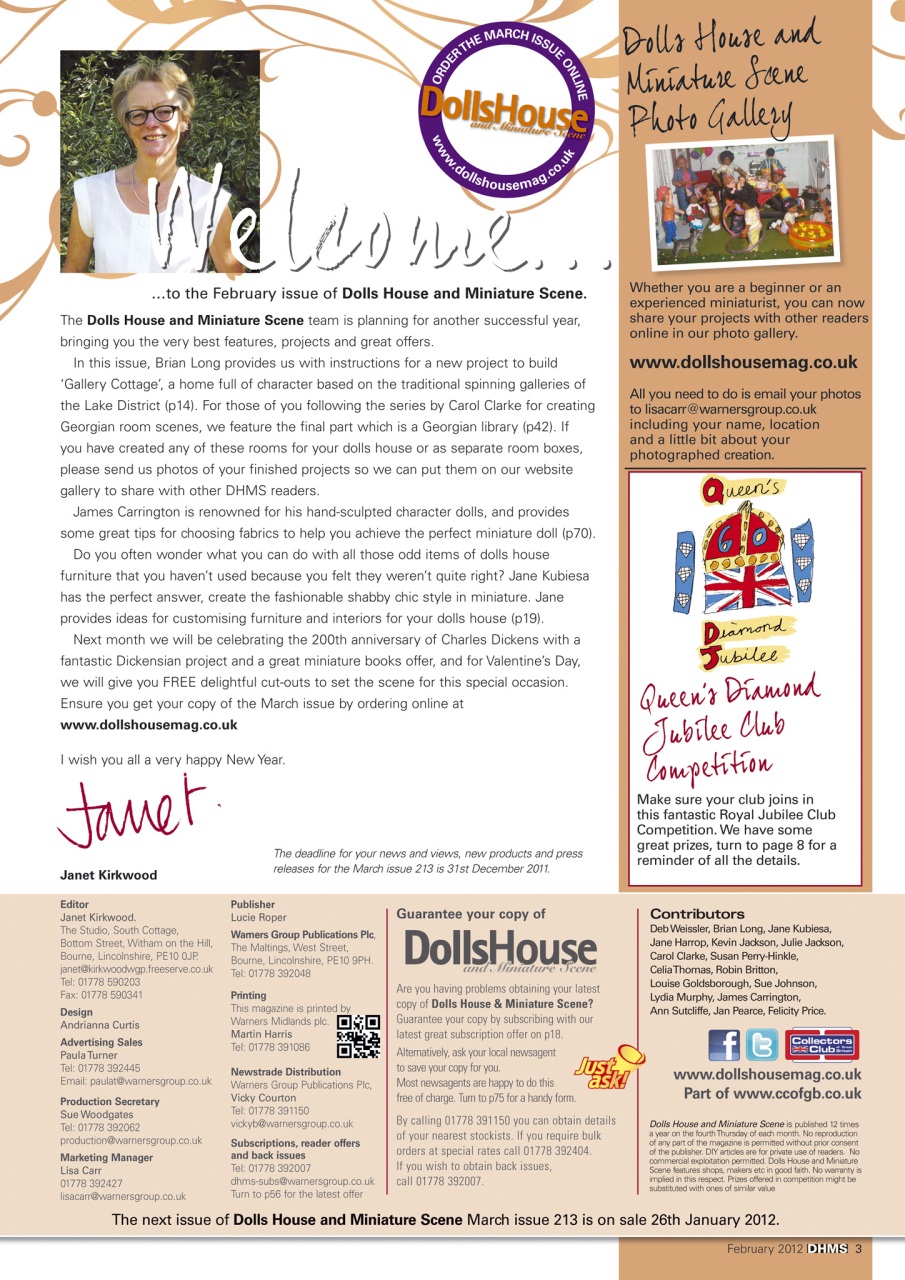 Dolls House and Miniature Scene Preview Pages