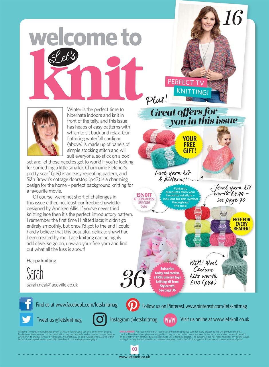 Let's Knit Preview Pages