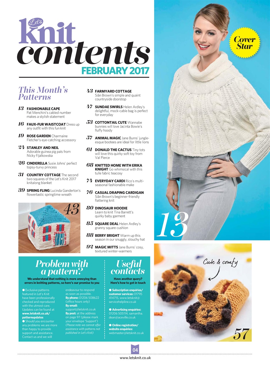 Let's Knit Preview Pages