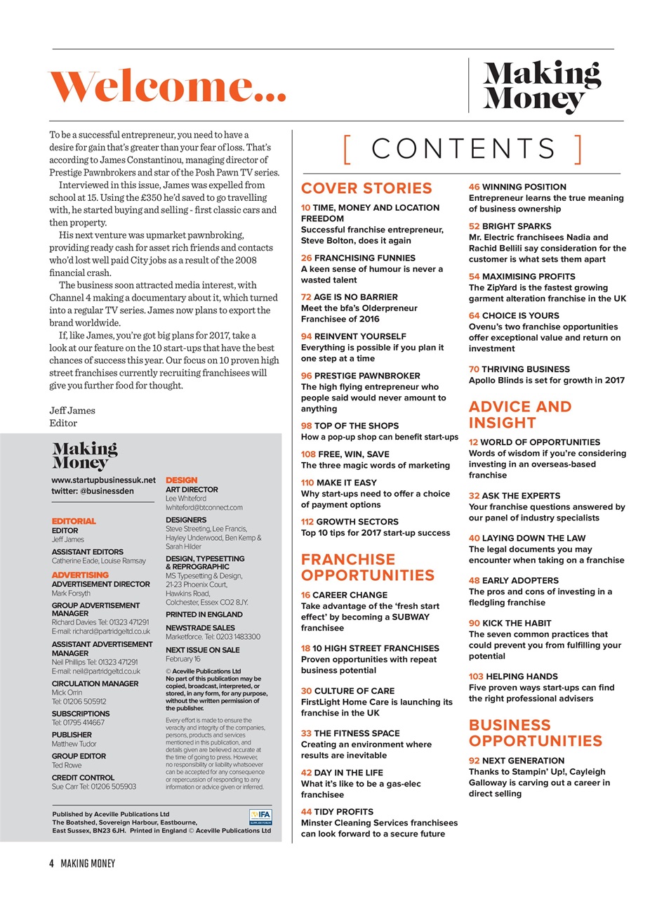 Making Money Preview Pages