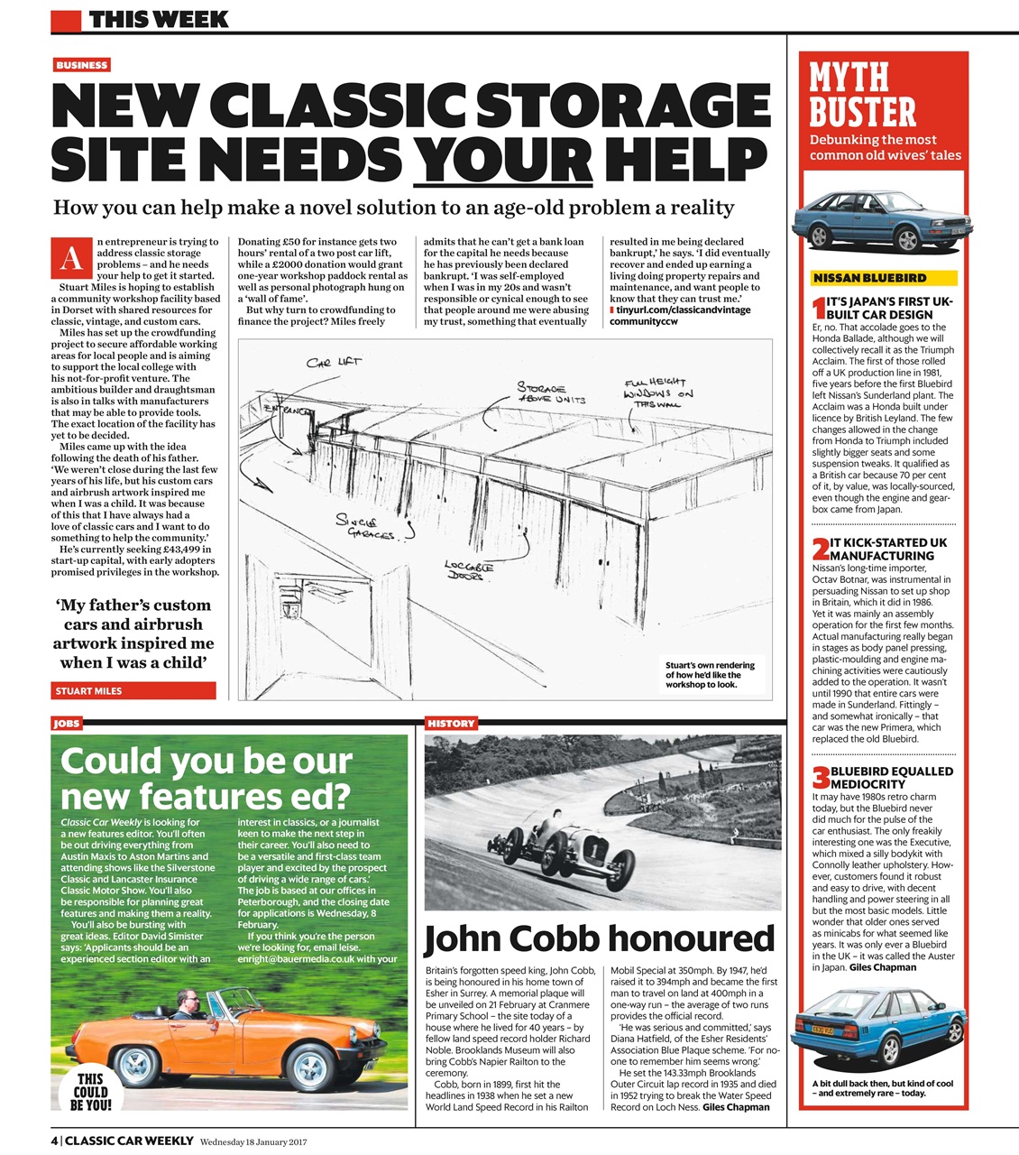 Classic Car Weekly Preview Pages