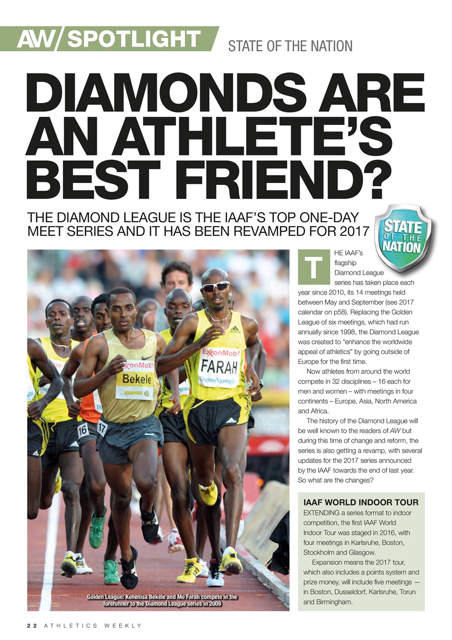 AW – Athletics Weekly Magazine Preview Pages