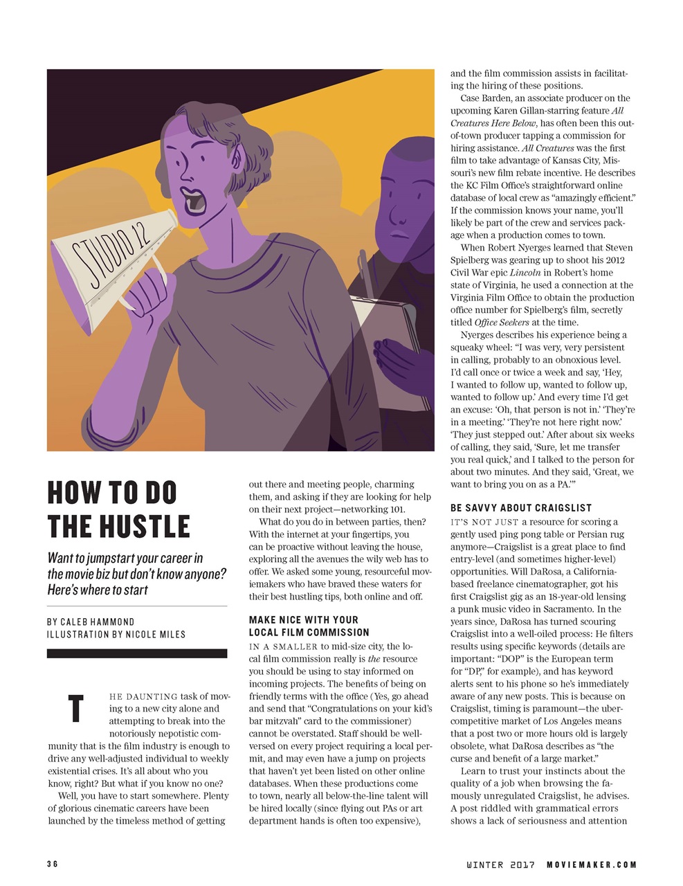 MovieMaker Magazine Preview Pages