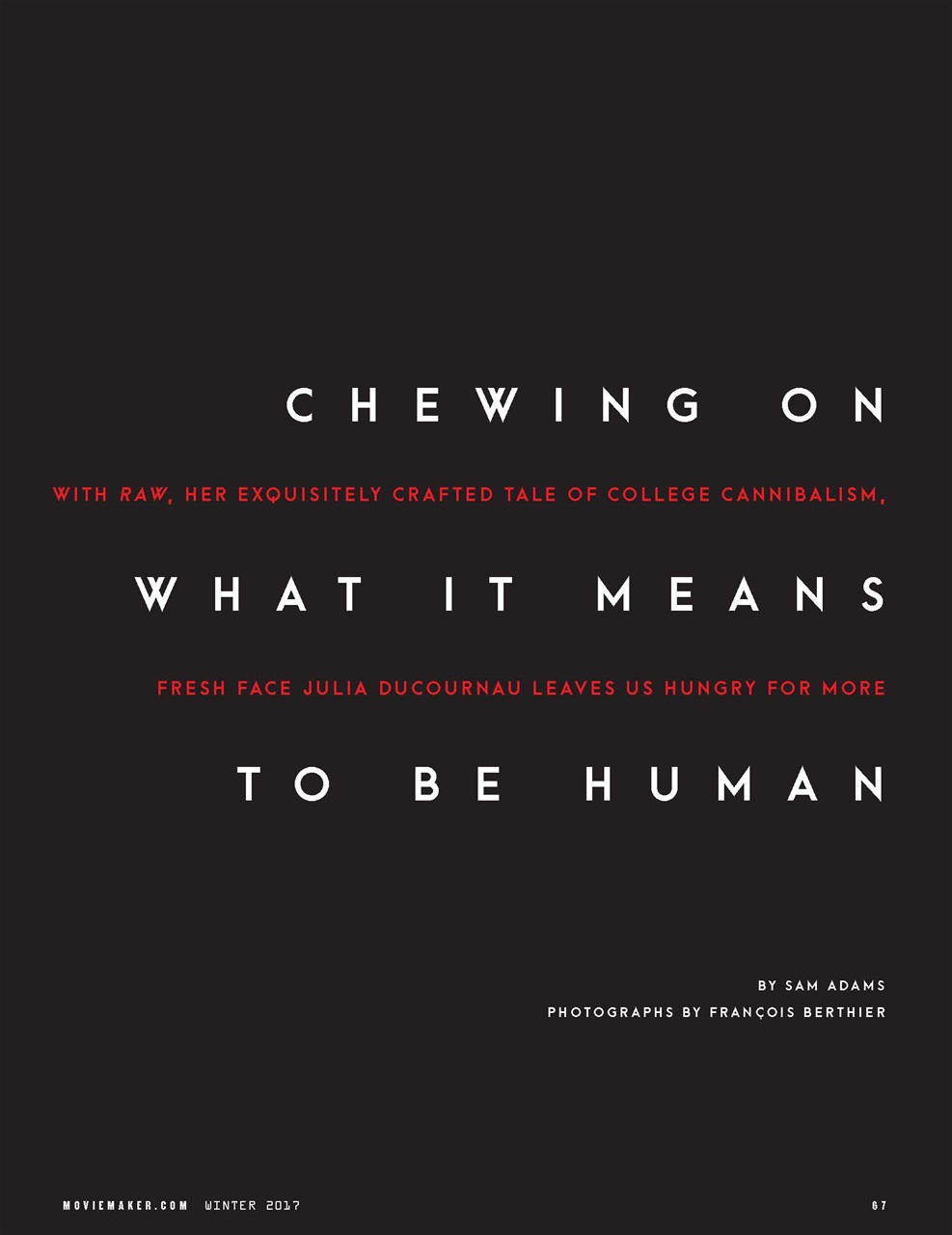 MovieMaker Magazine Preview Pages