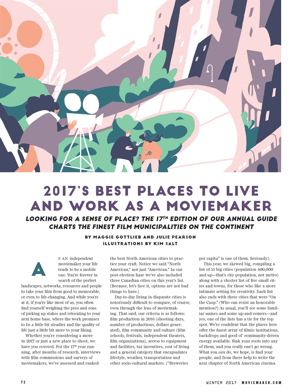 MovieMaker Magazine Preview Pages