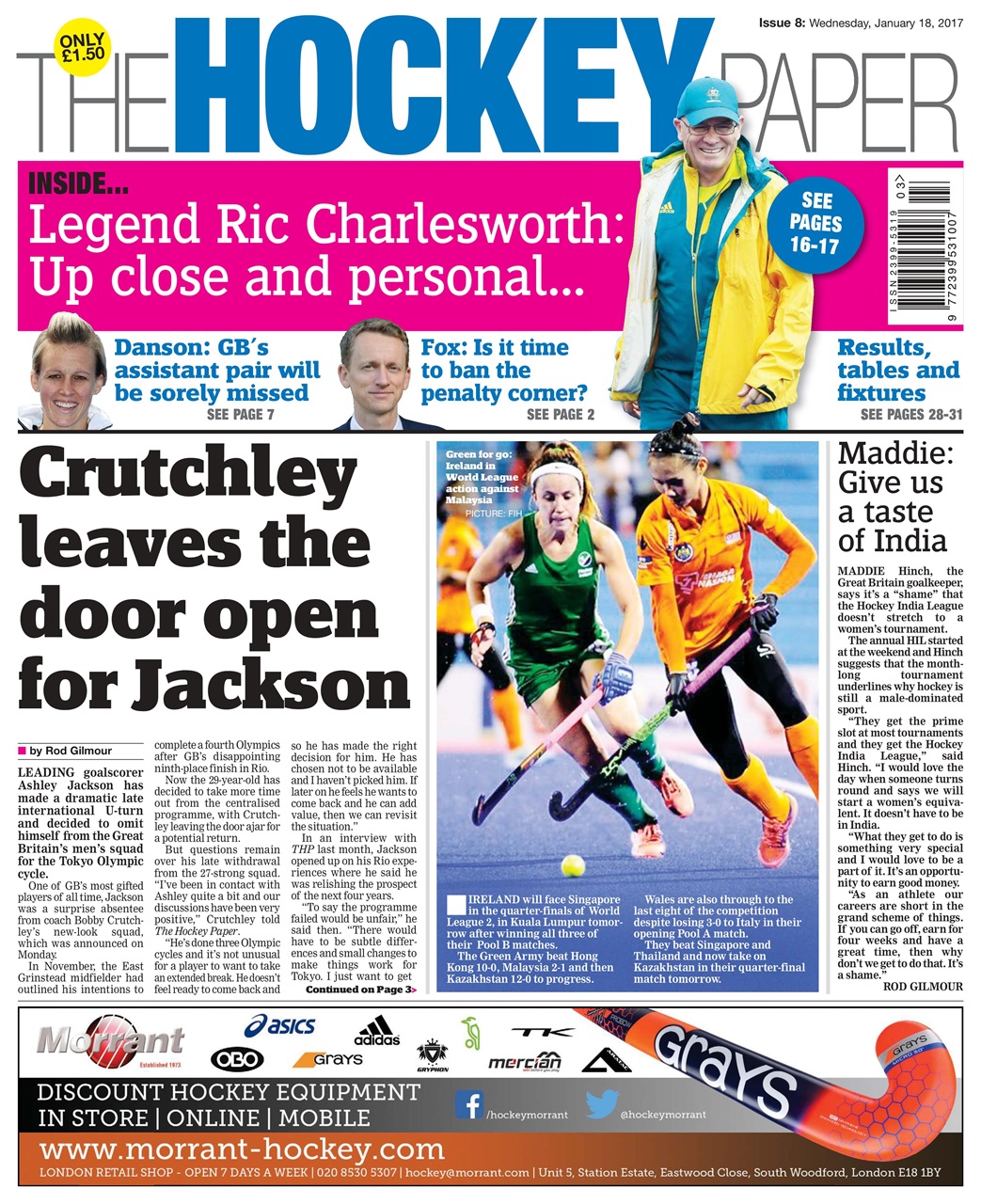 The Hockey Paper Preview Pages