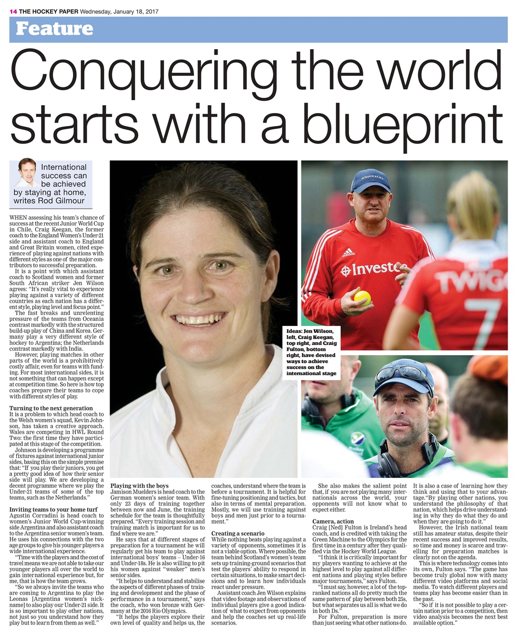 The Hockey Paper Preview Pages