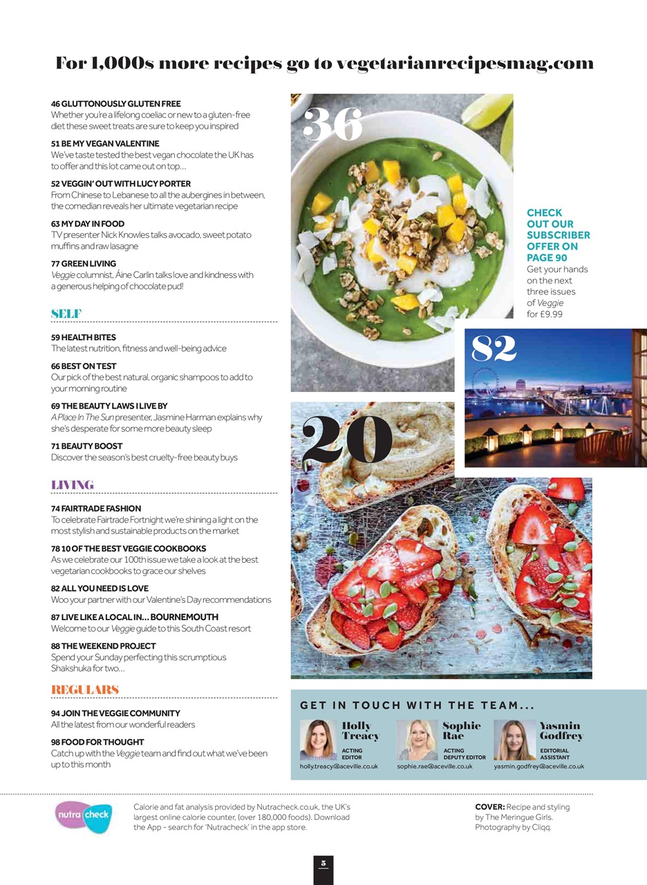 Veggie Magazine Preview Pages