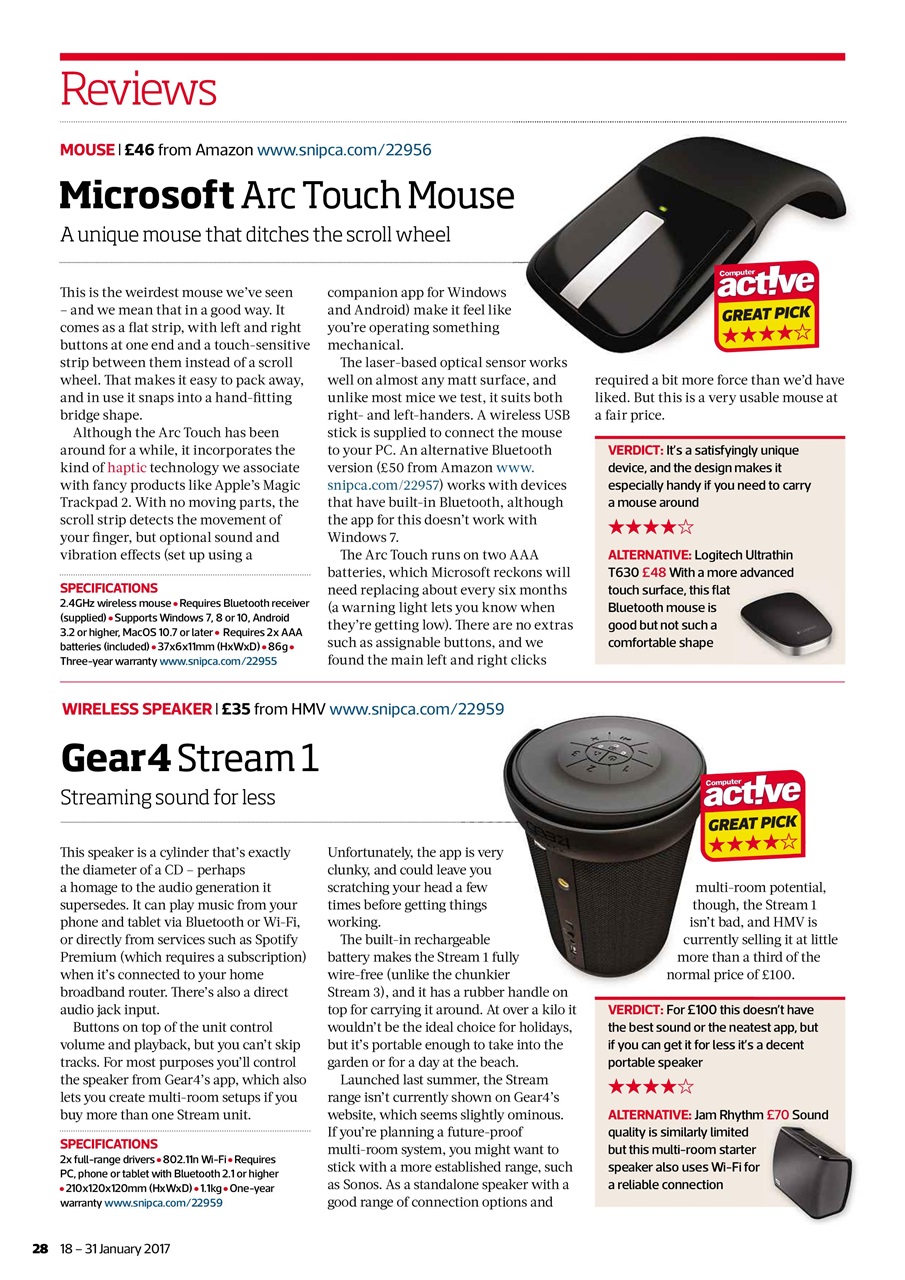 Computer Active Preview Pages