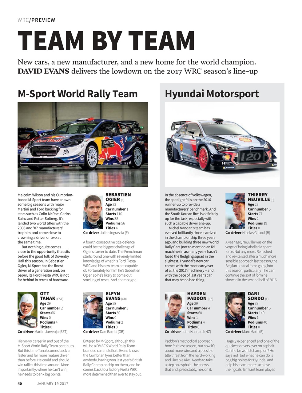 Autosport Preview Pages
