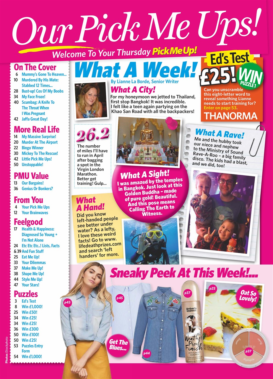 Pick Me Up Preview Pages