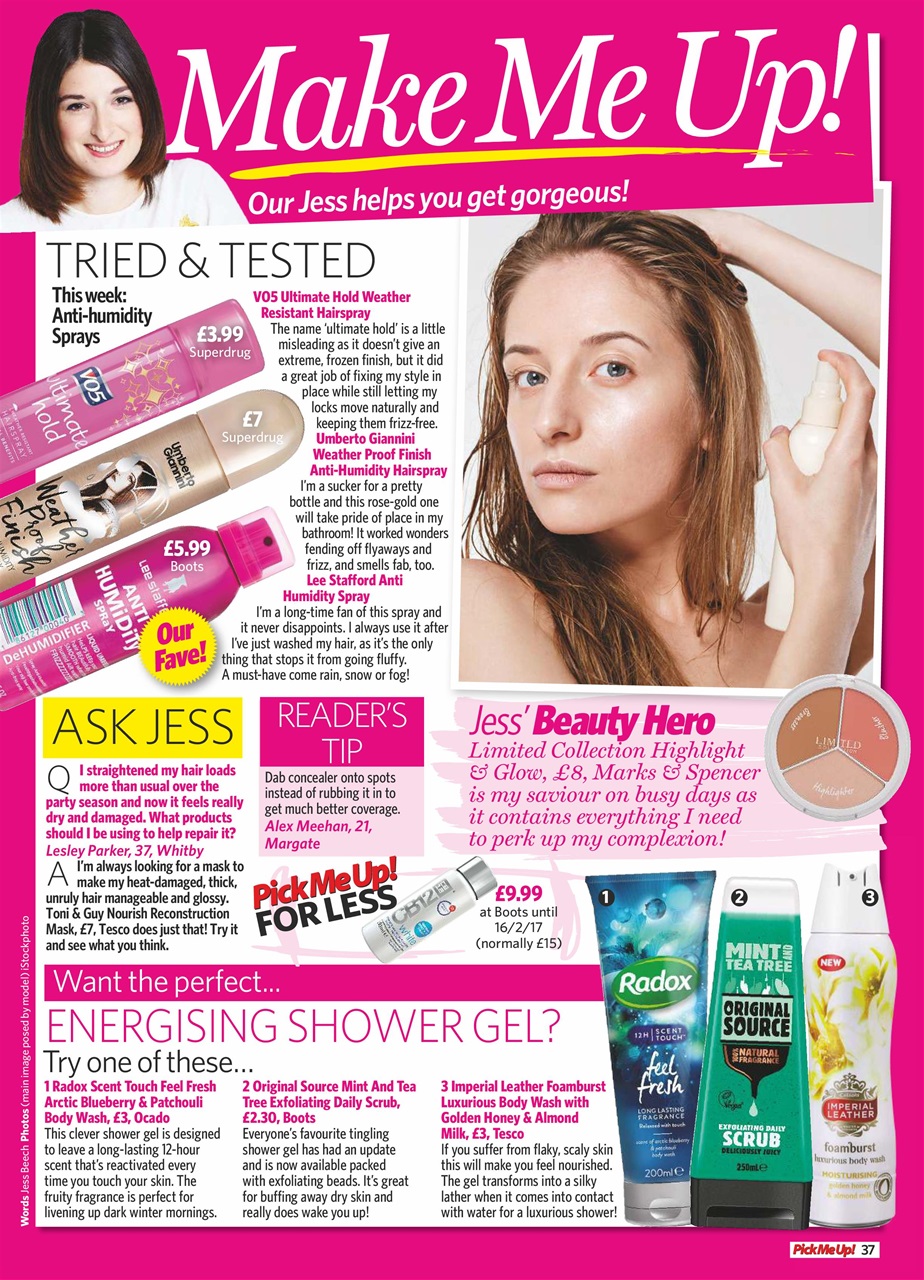 Pick Me Up Preview Pages