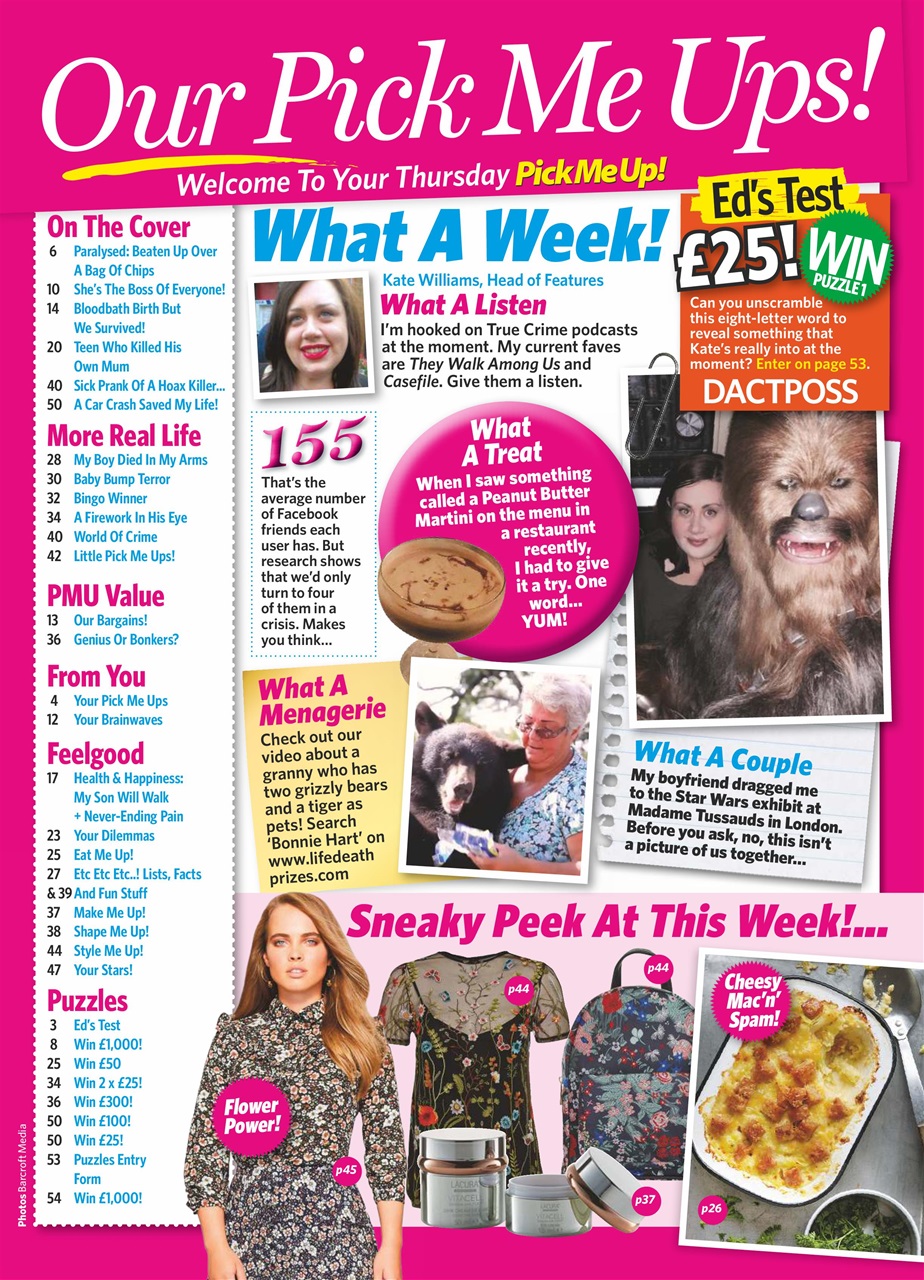 Pick Me Up Preview Pages