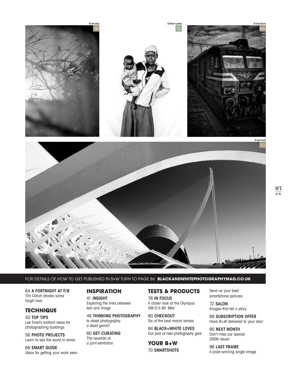 Black+White Photography Preview Pages