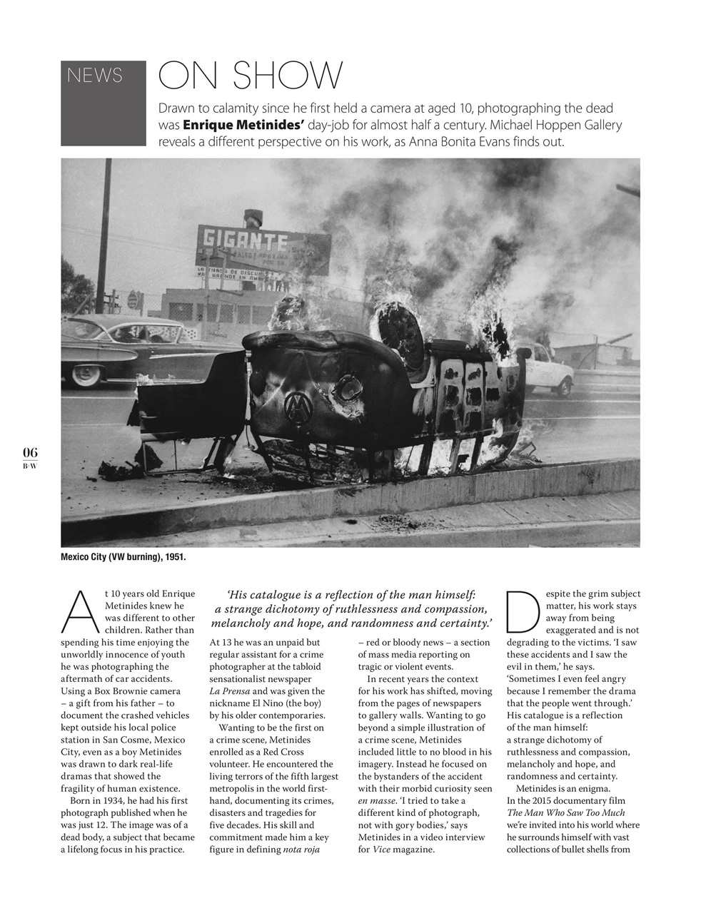 Black+White Photography Preview Pages