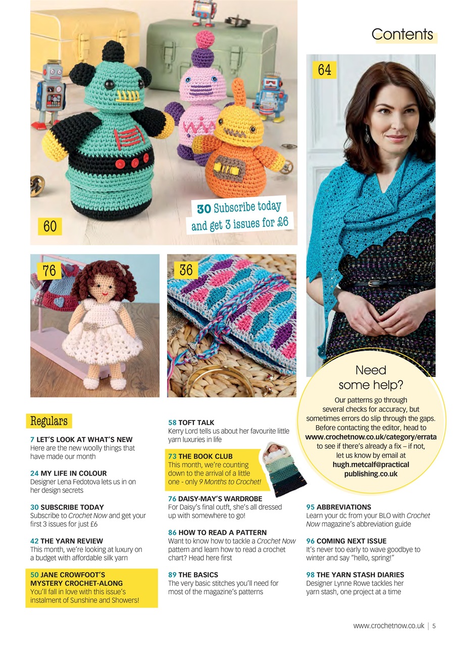 Crochet Now Magazine Preview Pages