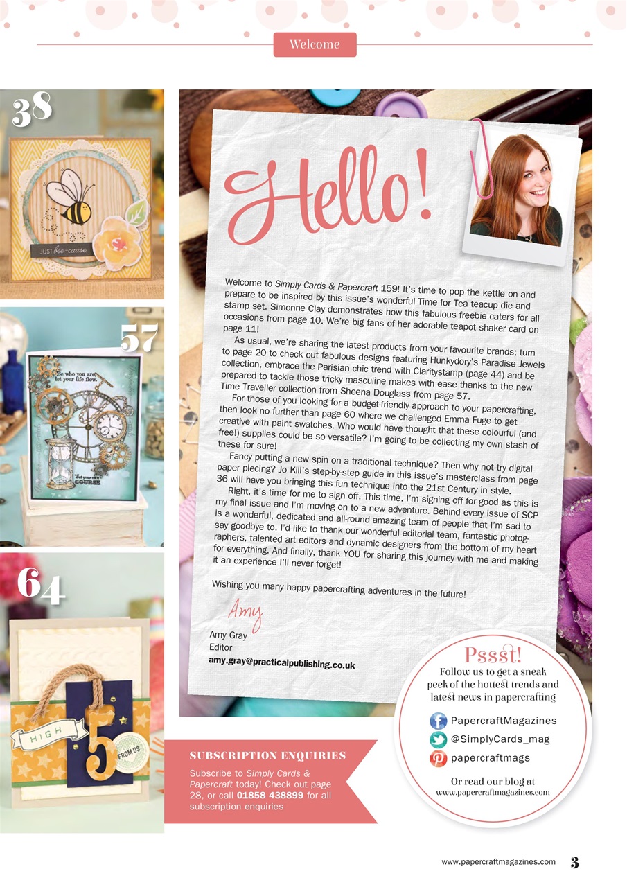 Simply Cards & Papercraft Preview Pages