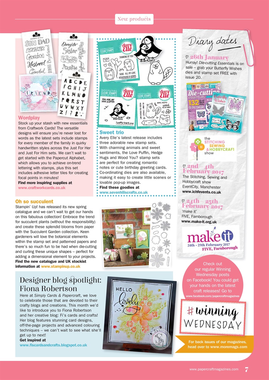 Simply Cards & Papercraft Preview Pages