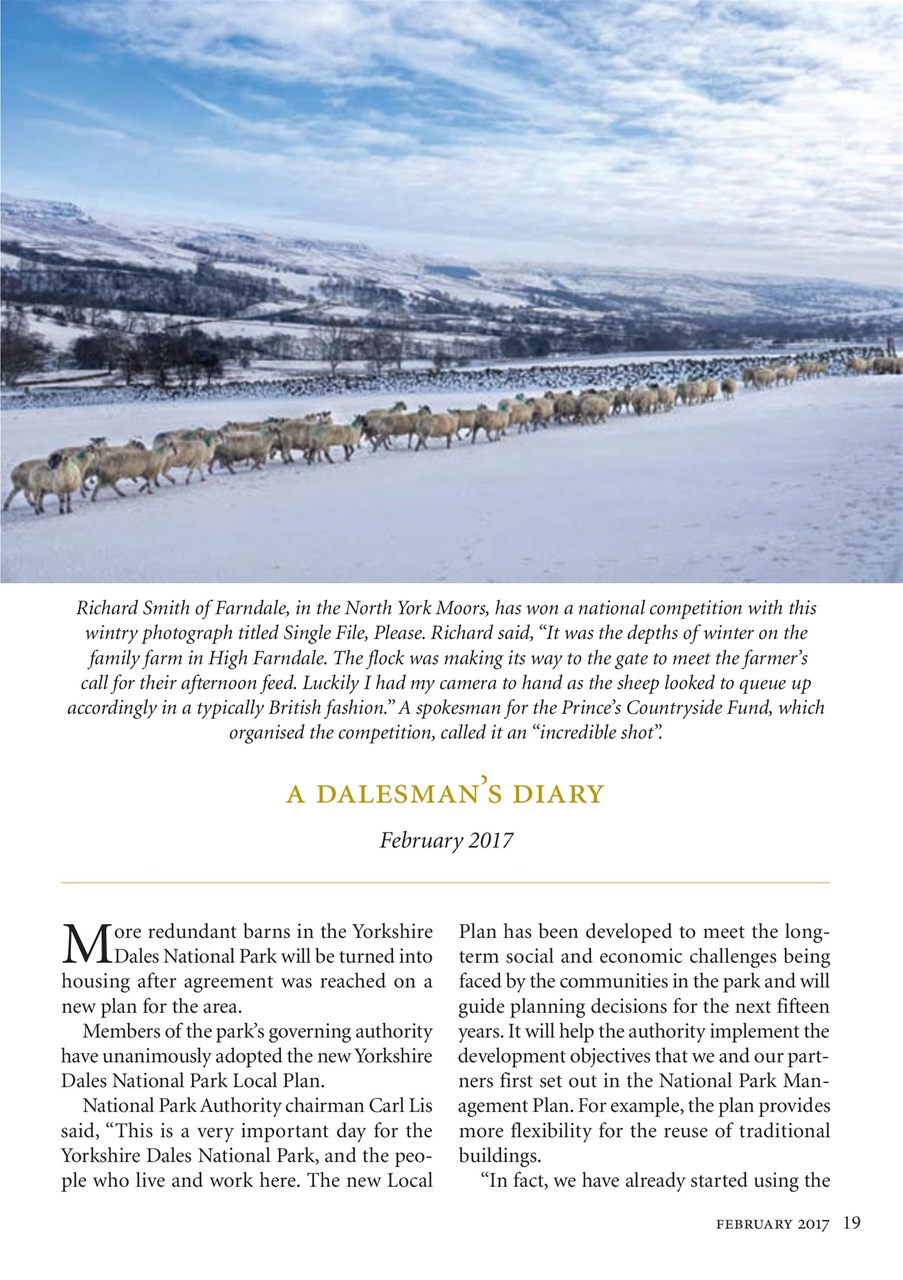 The Yorkshire Dalesman Preview Pages