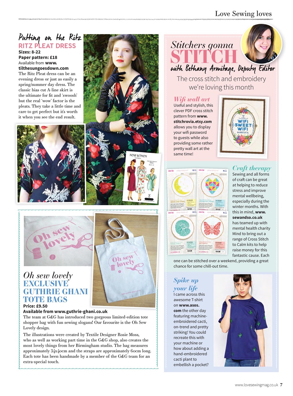 Love Sewing Preview Pages