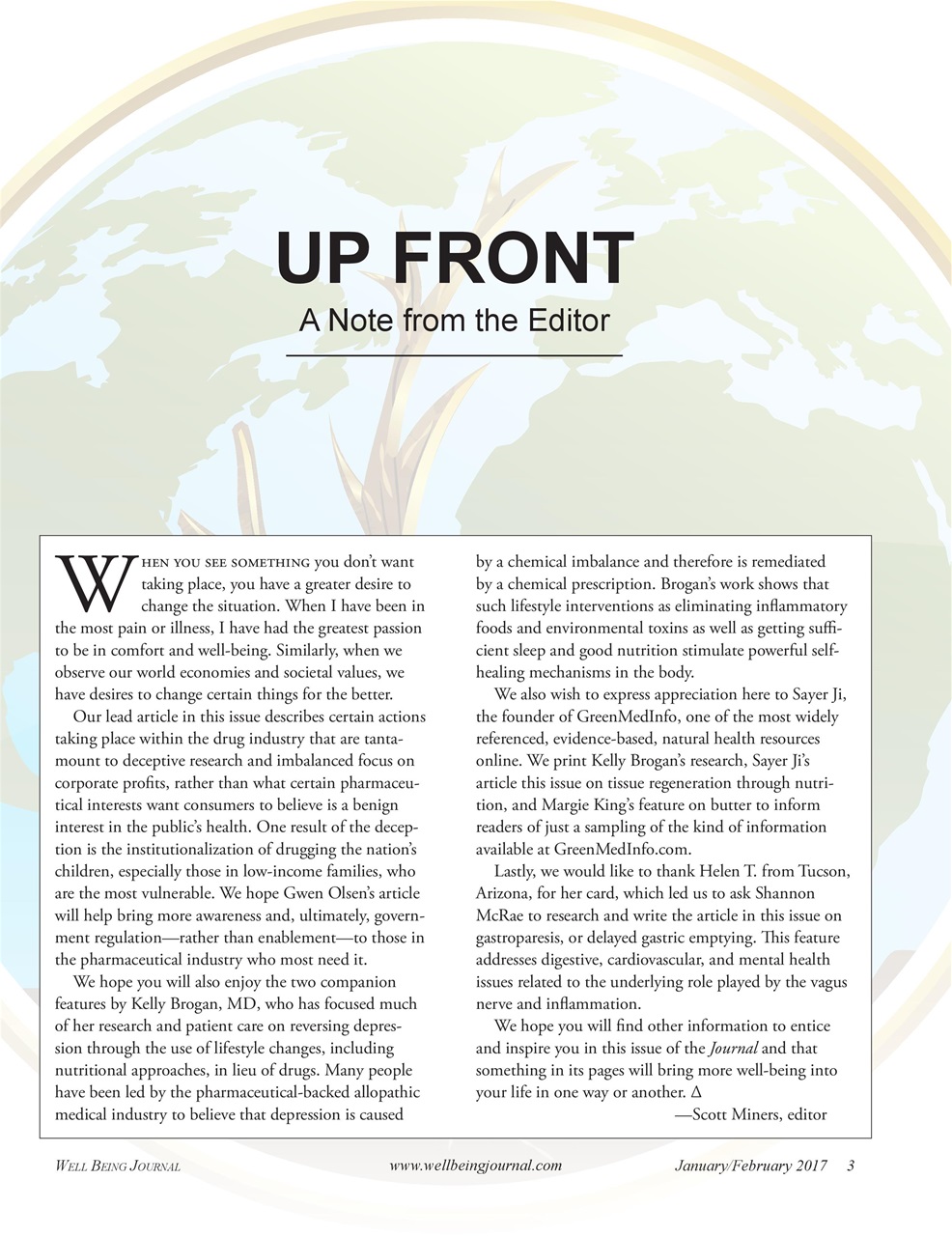 Well Being Journal Preview Pages