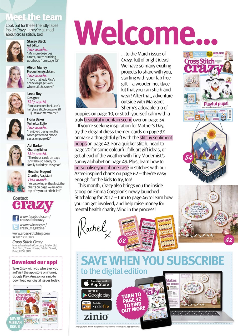 Cross Stitch Crazy Preview Pages