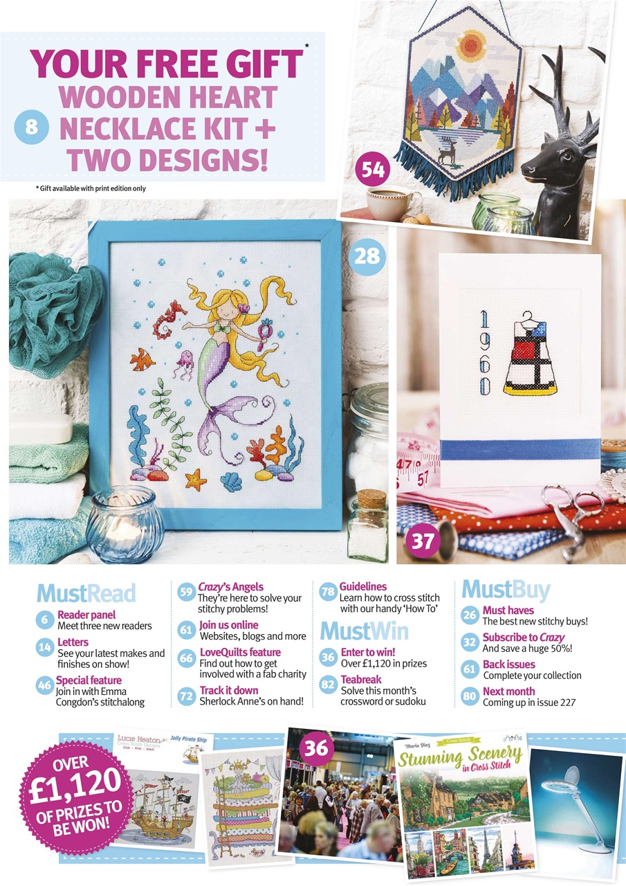 Cross Stitch Crazy Preview Pages