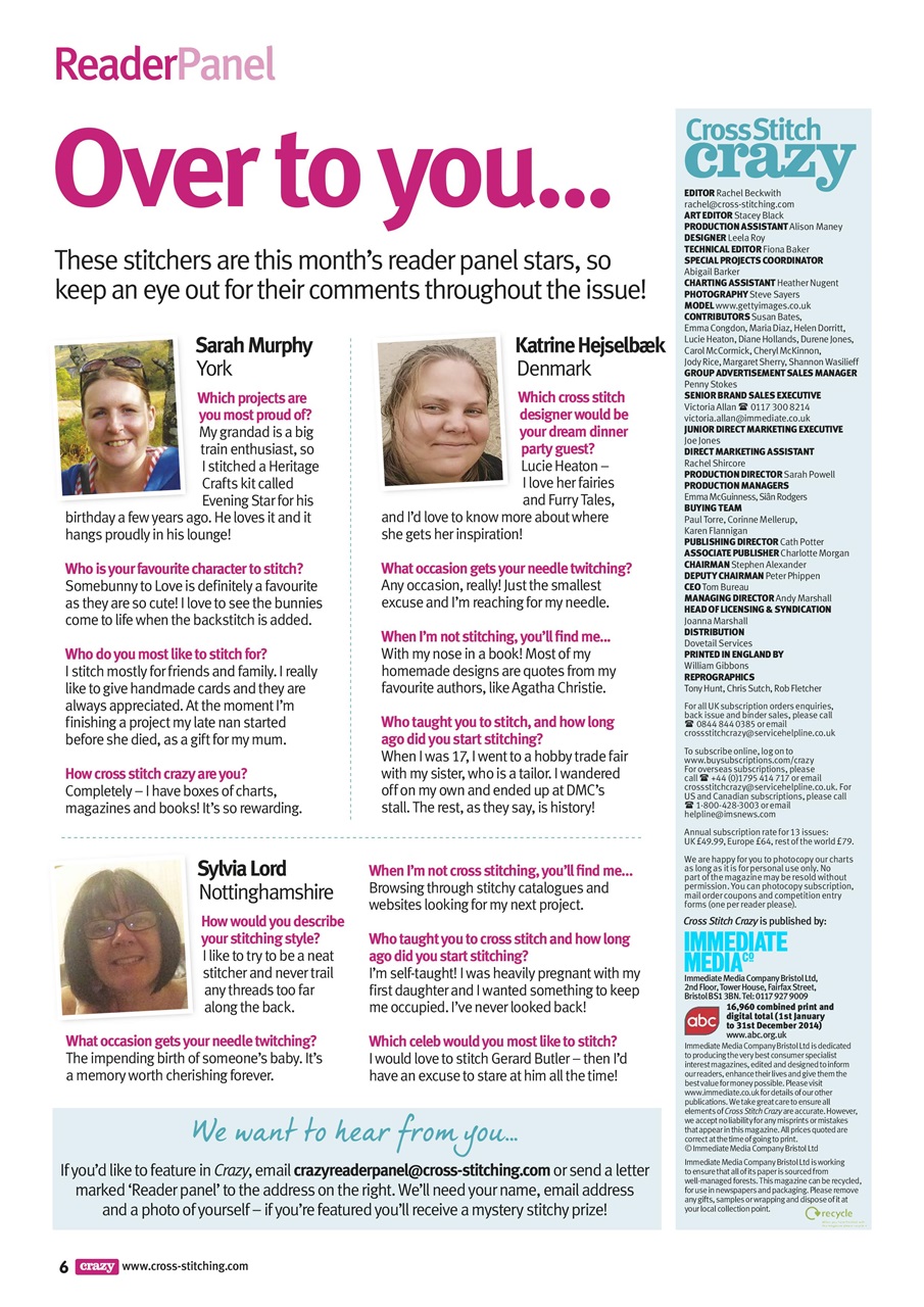 Cross Stitch Crazy Preview Pages