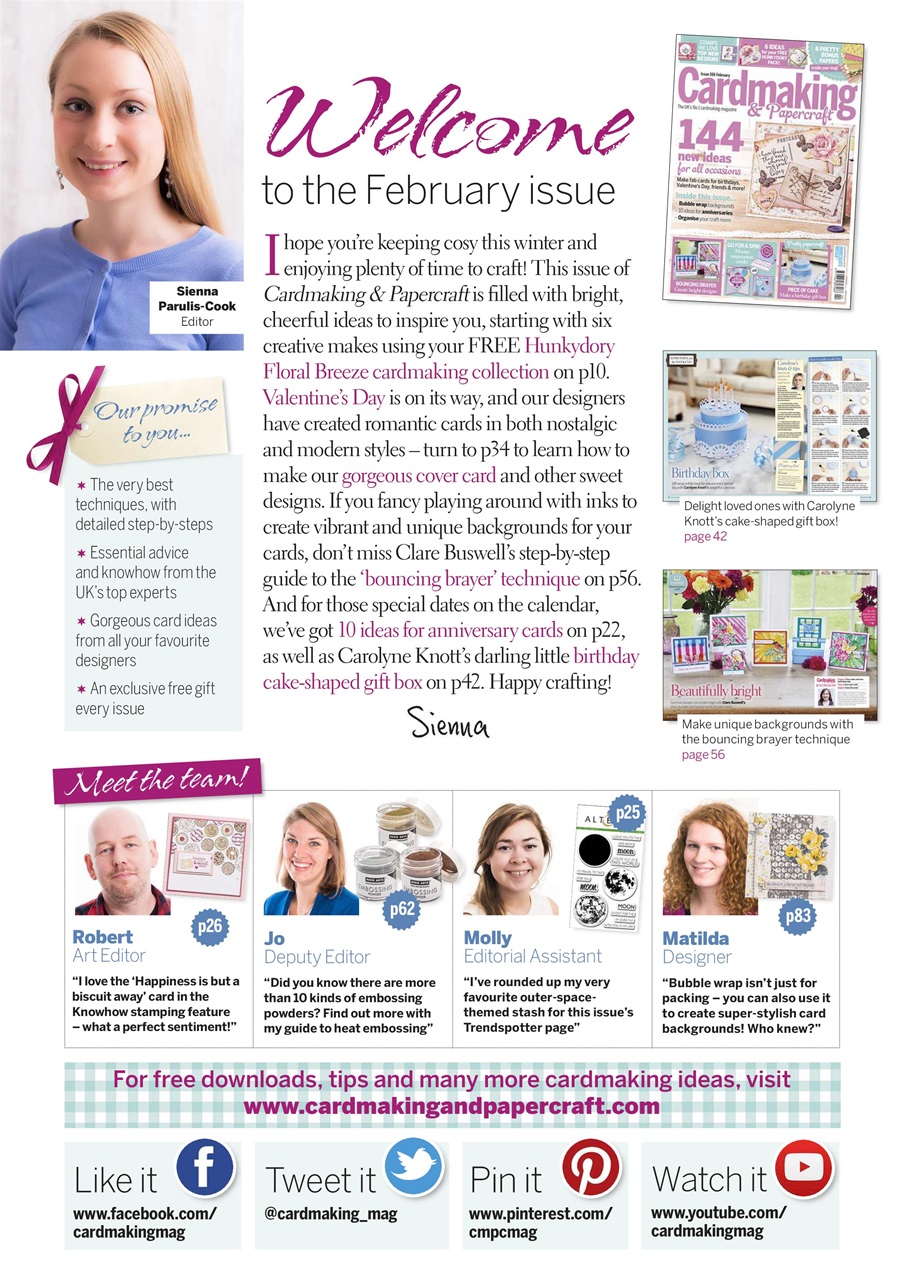 Cardmaking & Papercraft Preview Pages