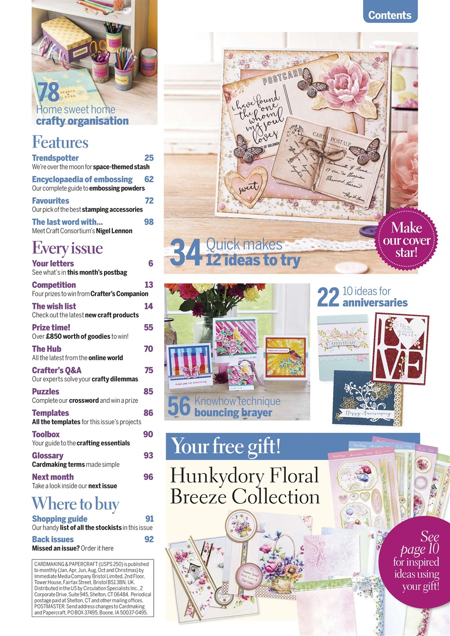 Cardmaking & Papercraft Preview Pages